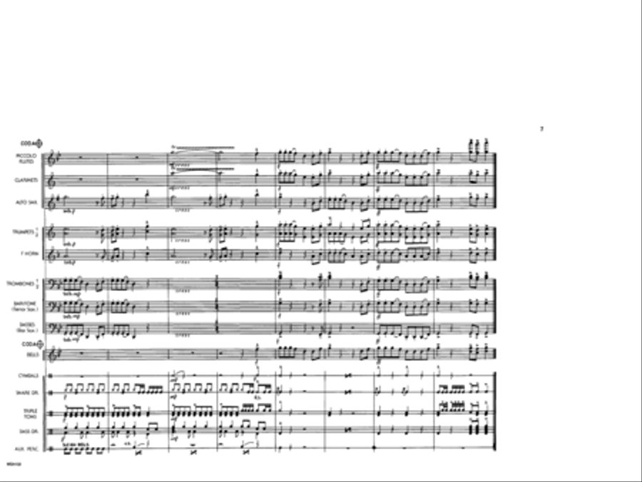 Warpath! Marching Band scores gallery preview page 8