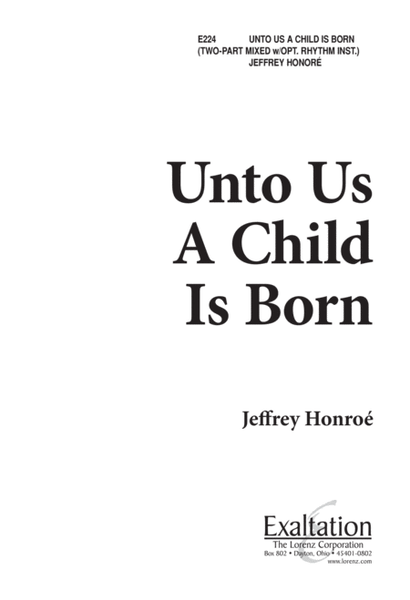 Unto Us a Child is Born