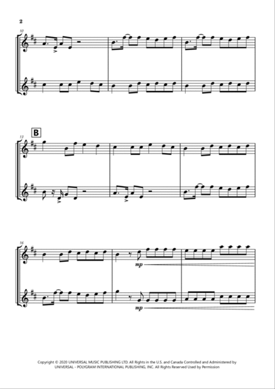 Astronomia Woodwind Duet scores gallery preview page 2
