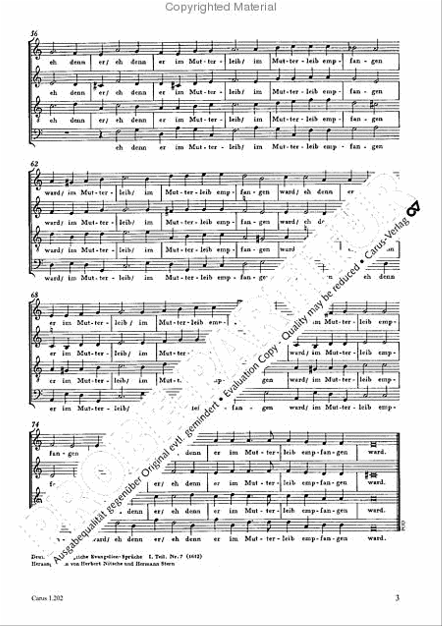 Und da acht Tag um waren 4-Part scores gallery preview page 4