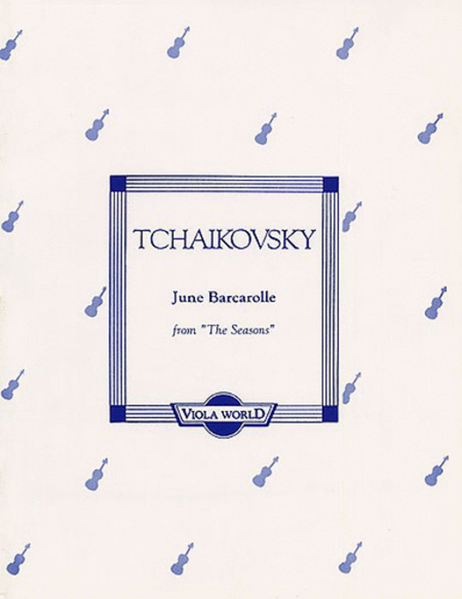 June Barcarolle For Viola And Piano