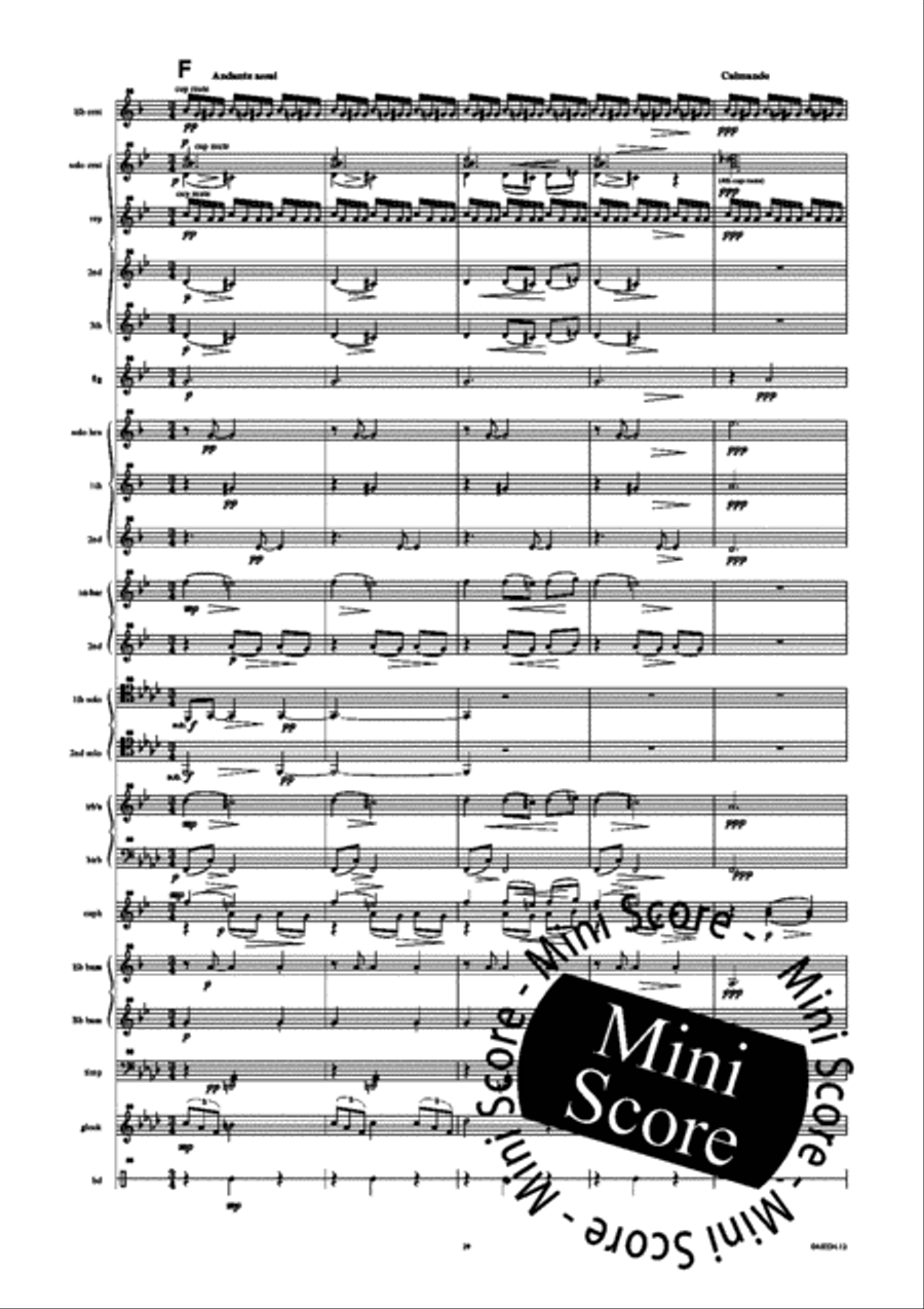 Rainforest Concerto Brass Band scores gallery preview page 35
