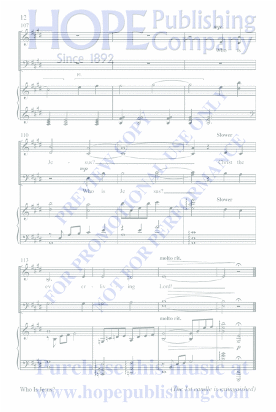 Who Is Jesus? 4-Part scores gallery preview page 36