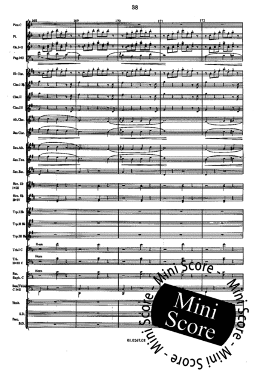 Vespri Siciliani Concert Band scores gallery preview page 42