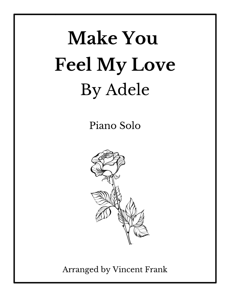 Make You Feel My Love Piano Solo scores gallery preview page 1