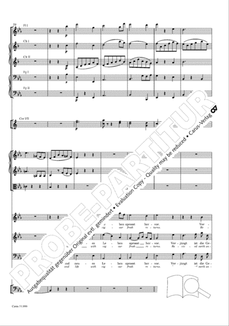 The Creation (Die Schopfung) 4-Part scores gallery preview page 229