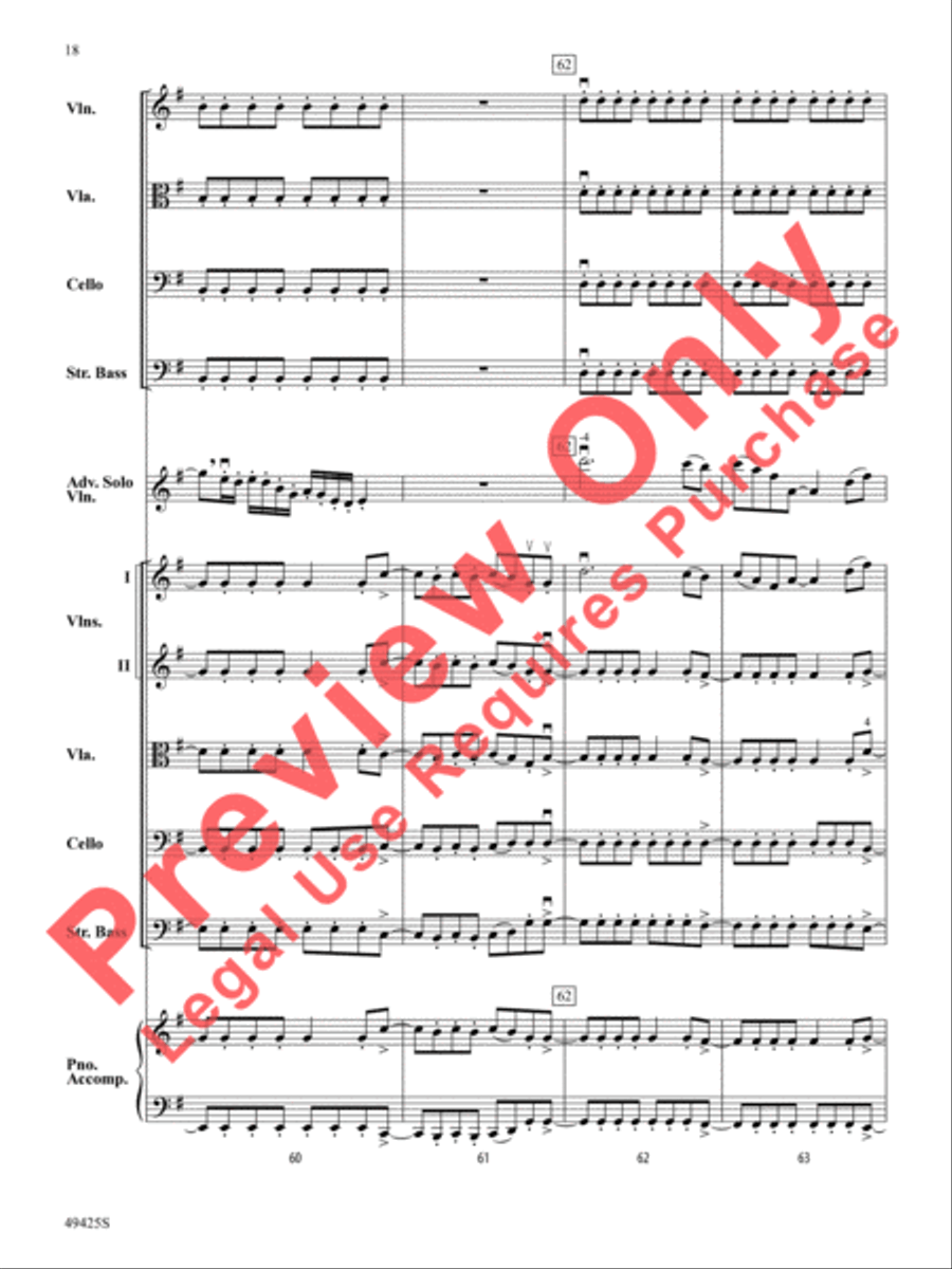 Any Way You Want It / Don't Stop Believin' String Orchestra scores gallery preview page 19