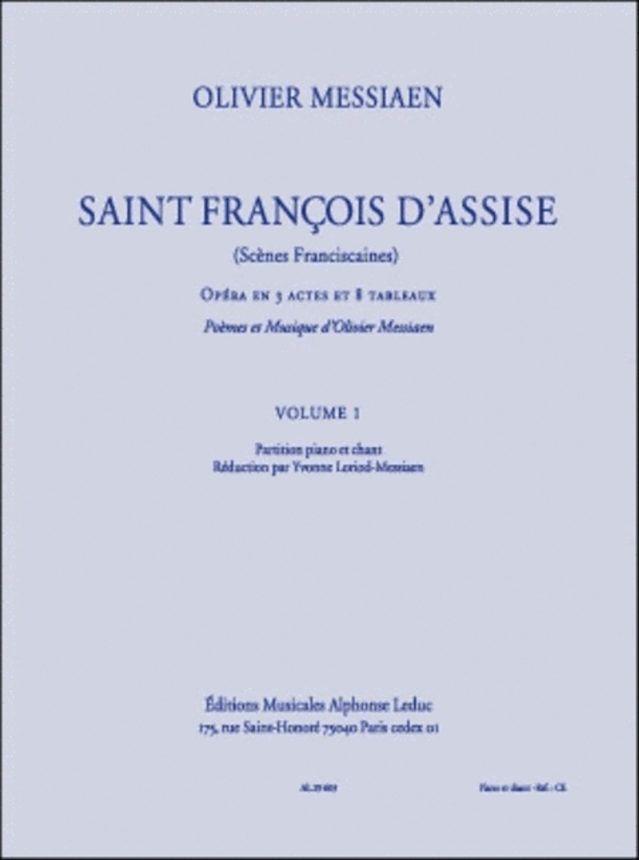 Saint Francis Of Assisi - Volume 1 (opera) Collection / Songbook scores gallery preview page 1