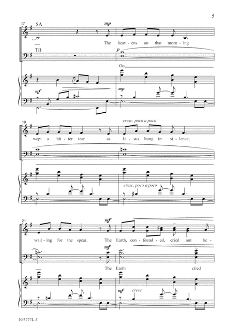 Christ Jesus Now Is Fallen 4-Part scores gallery preview page 5