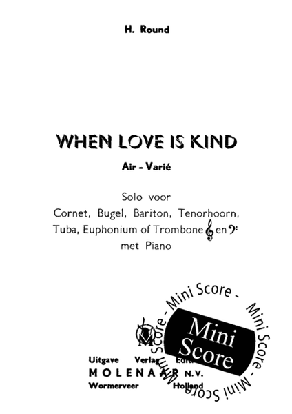 When Love is Kind