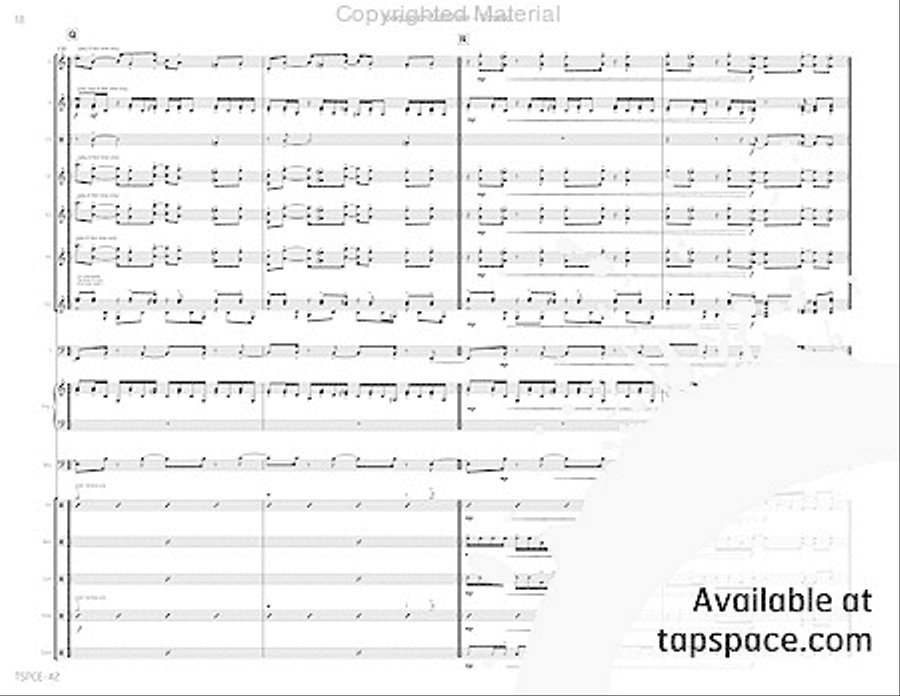Joaquin on Sunshine Joaquin on Sunshine Percussion Ensemble scores gallery preview page 23