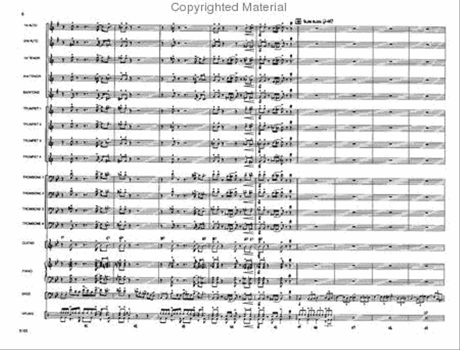 Touchin' All The Basses Jazz Ensemble scores gallery preview page 7