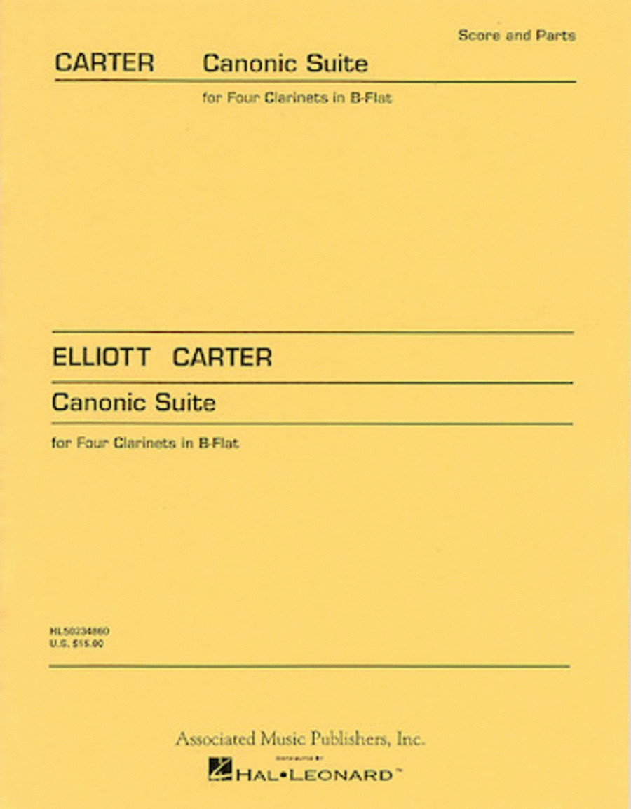 Canonic Suite Clarinet Solo scores gallery preview page 1