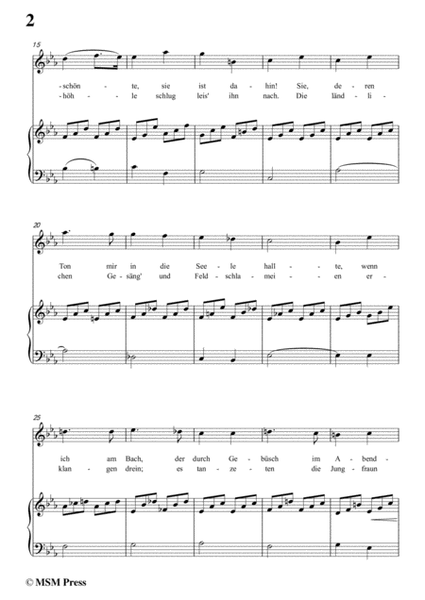 Schubert-Auf den Tod einer Nachtigall,in c minor,for Voice&Piano image number null