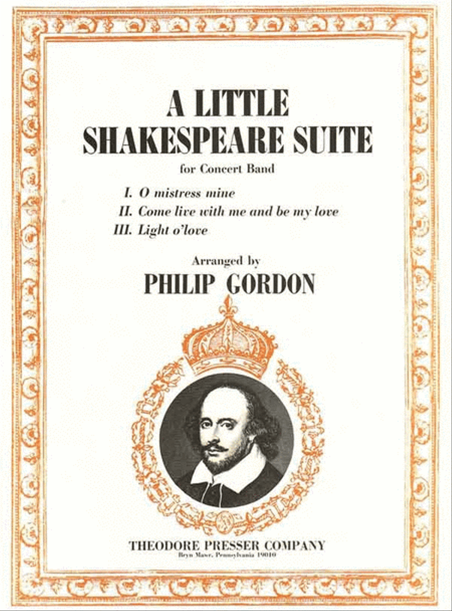 A Little Shakespeare Suite Concert Band scores gallery preview page 1
