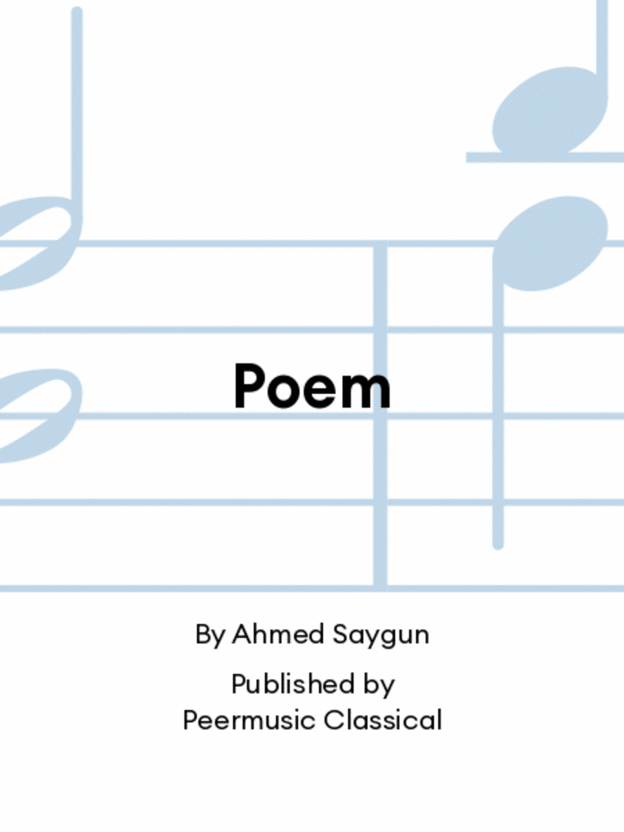 Poem Poem Piano Solo scores gallery preview page 1