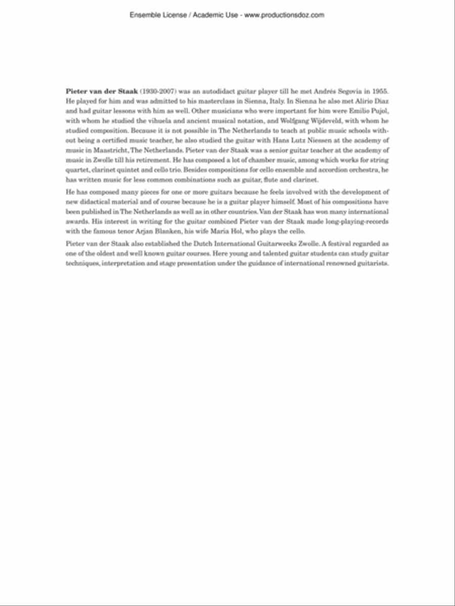 Scherzo per Sestetto Guitar Ensemble scores gallery preview page 2