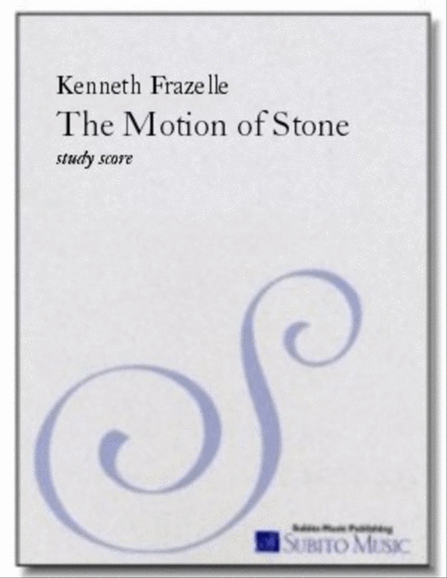 The Motion of Stone 4-Part scores gallery preview page 1