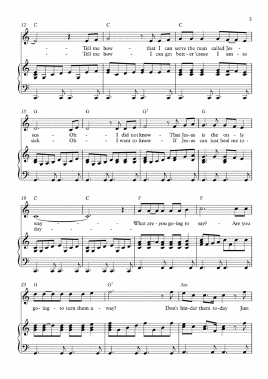 Those Who Welcome Voice scores gallery preview page 3