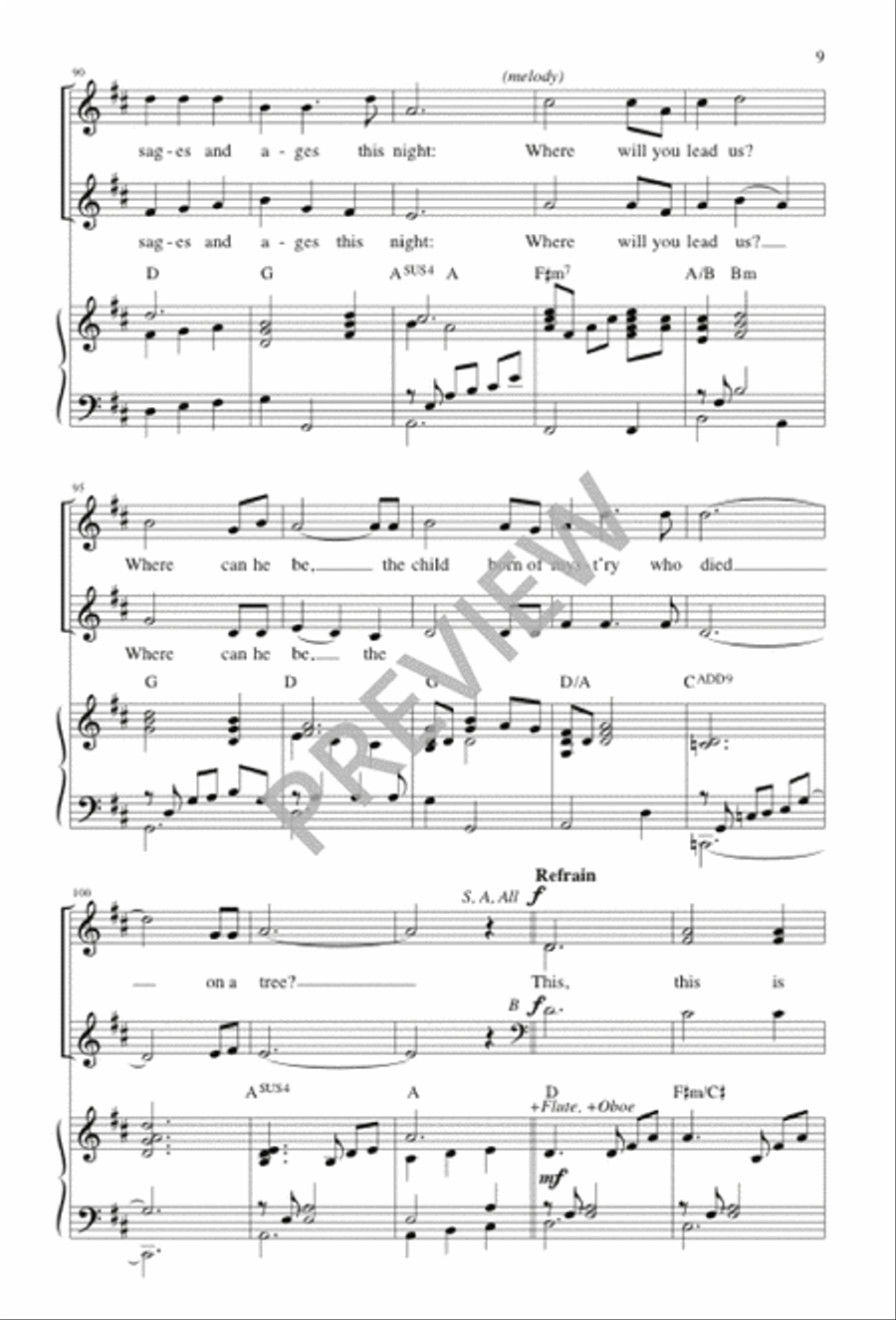 Wood of the Cradle 3-Part scores gallery preview page 8