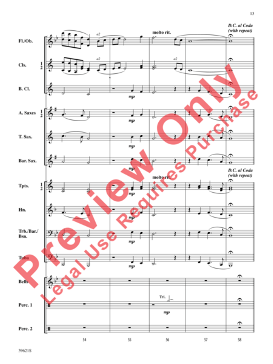 Clowning Around Clowning Around Concert Band scores gallery preview page 14
