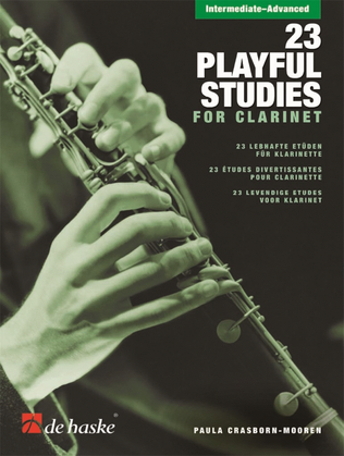 Book cover for 23 Playful Studies for Clarinet