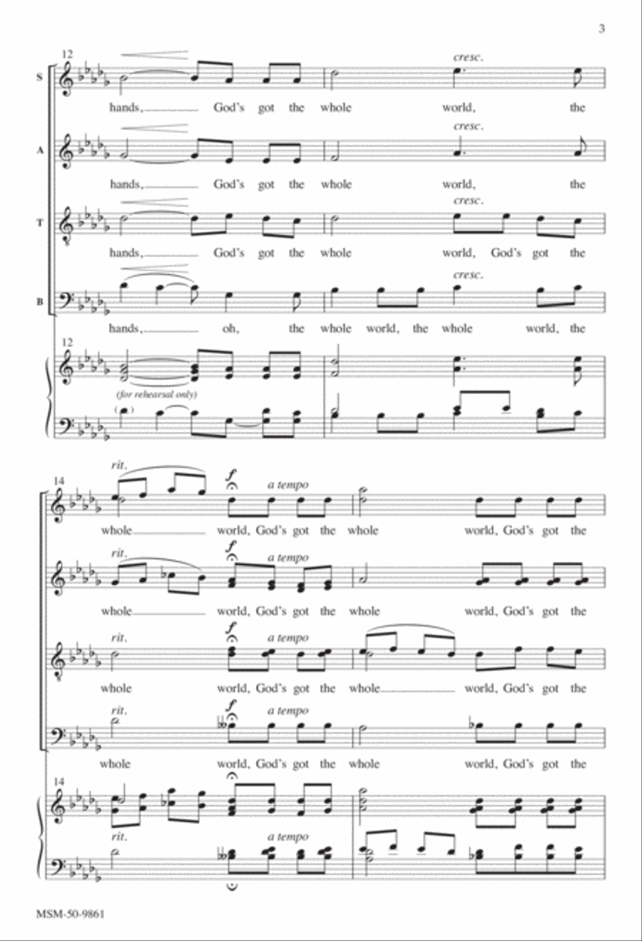 God's Got the Whole World Divisi scores gallery preview page 2