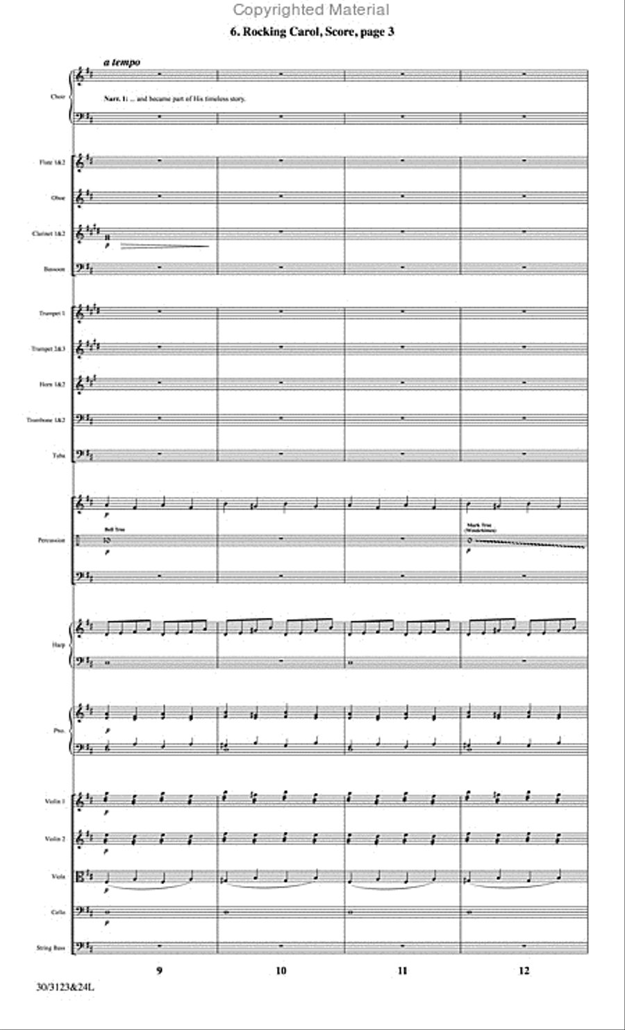 The Christmas Story - Set of Parts Choir scores gallery preview page 49