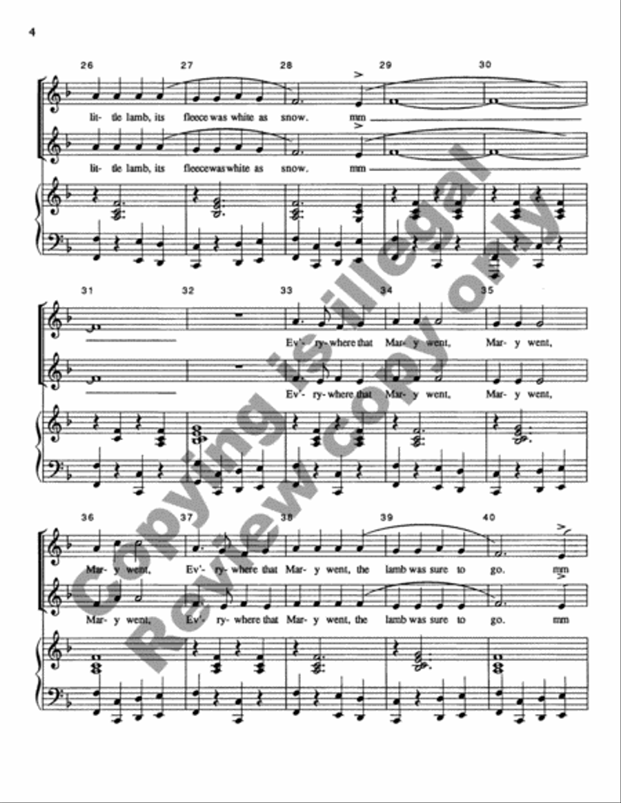 Kids Songs for Kids Kids Songs for Kids SSAA scores gallery preview page 5