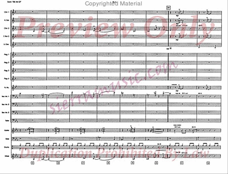 Bill, Not Gil Bill, Not Gil Jazz Ensemble scores gallery preview page 5