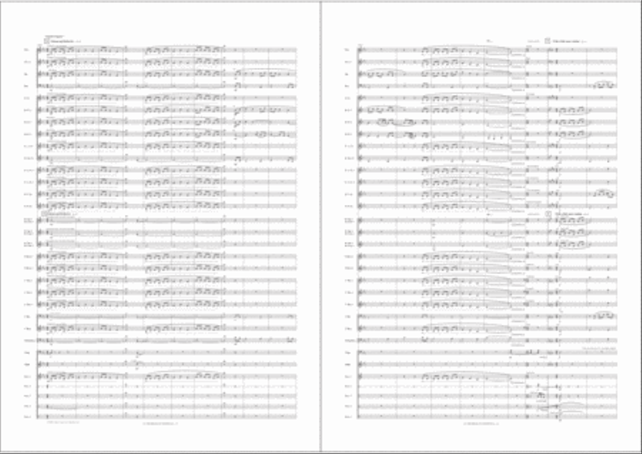 At the Break of Gondwana Concert Band scores gallery preview page 10