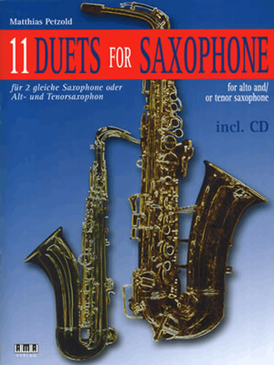 11 Duets for Saxophone Woodwind Duet scores gallery preview page 1