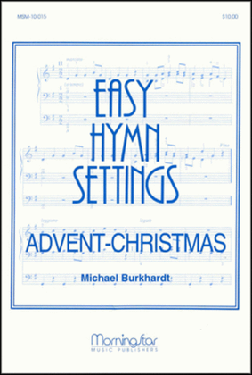 Book cover for Easy Hymn Settings- Advent/Christmas