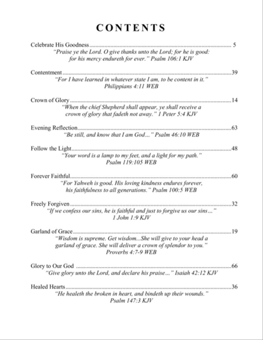 Sacred Interludes (A Collection of 20 Original Piano Solos) Piano Solo scores gallery preview page 3