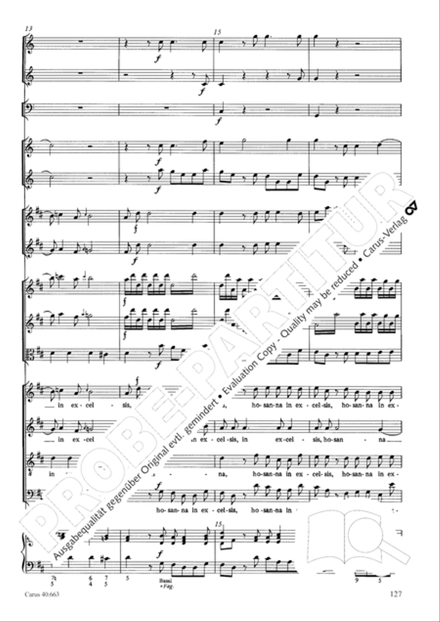 Mass in D minor (Missa in d) ATB scores gallery preview page 143