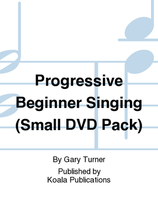 Progressive Beginner Singing (Small DVD Pack)