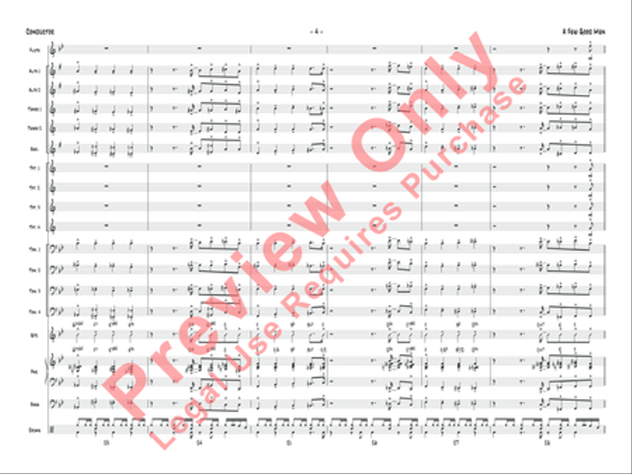 A Few Good Men Jazz Ensemble scores gallery preview page 5