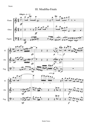 Three Miudilhas for Woodwind Trio - 3. Miudilha-Finale