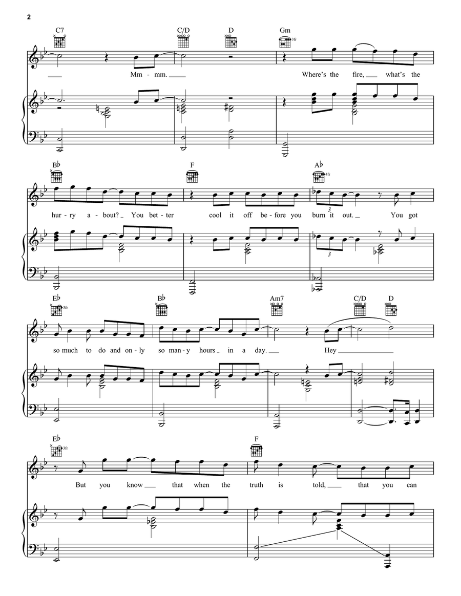 Vienna Vienna Piano, Vocal, Guitar scores gallery preview page 2