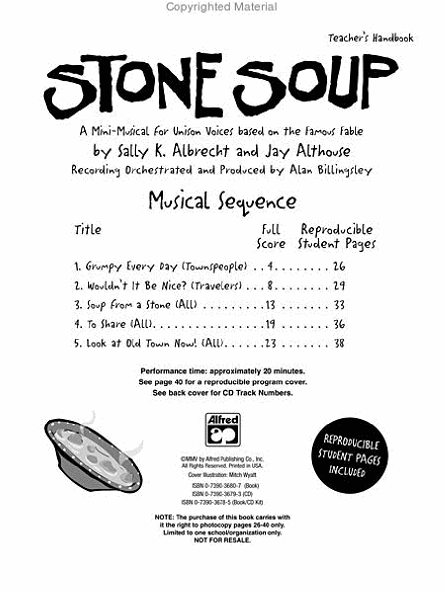 Stone Soup - CD Kit Choir scores gallery preview page 5