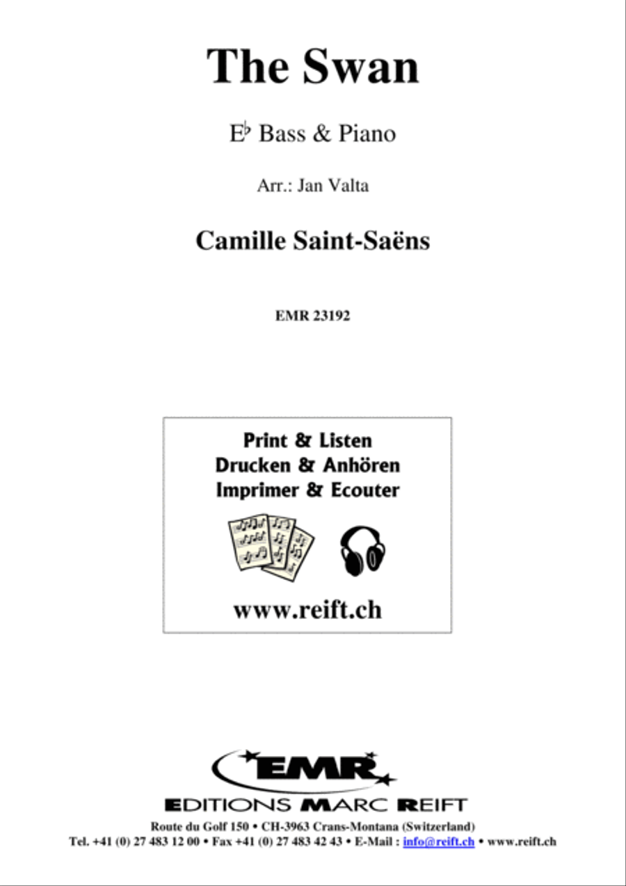 The Swan The Swan Voice Solo scores gallery preview page 2