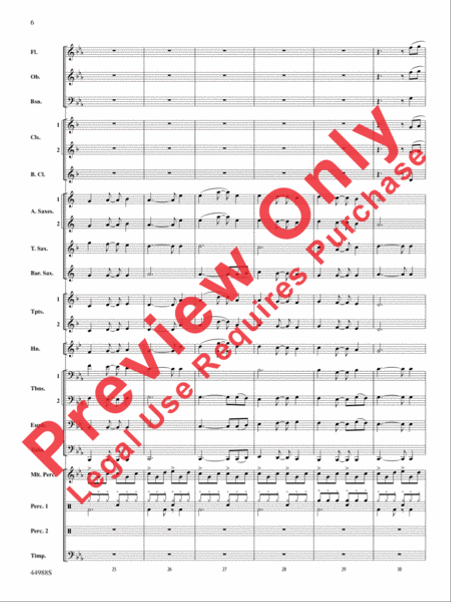 Escape from Dead Raider's Hollow Concert Band scores gallery preview page 7