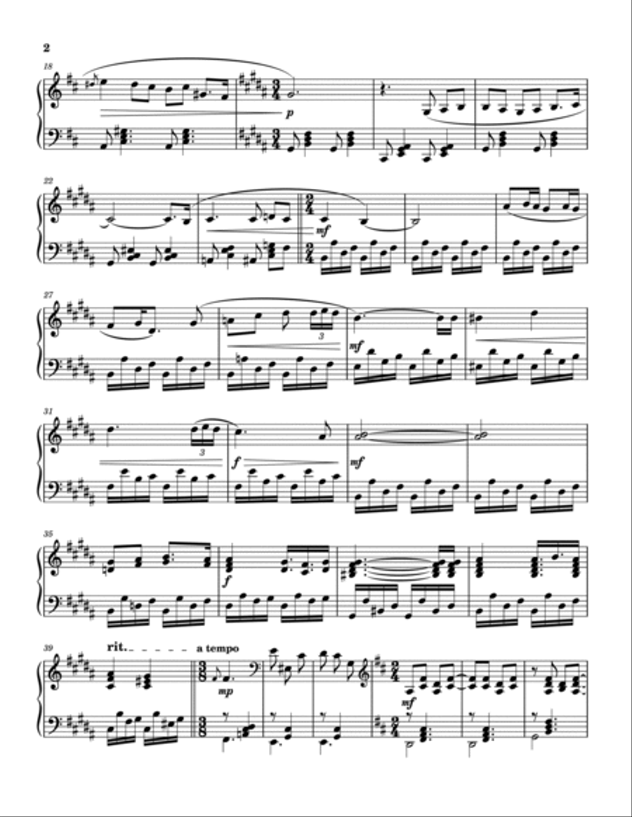 Romp Piano Solo scores gallery preview page 2