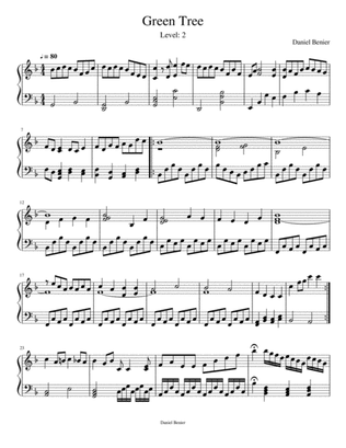 Green Tree (Music for piano and keyboard)
