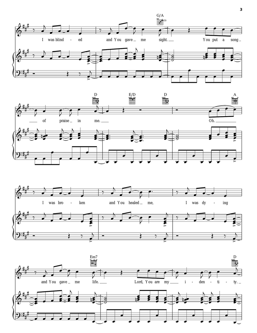 I Know Who I Am I Know Who I Am Acoustic Guitar scores gallery preview page 3