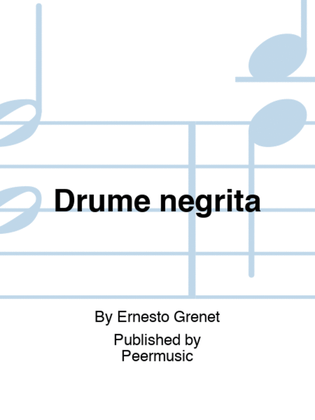 Book cover for Drume negrita