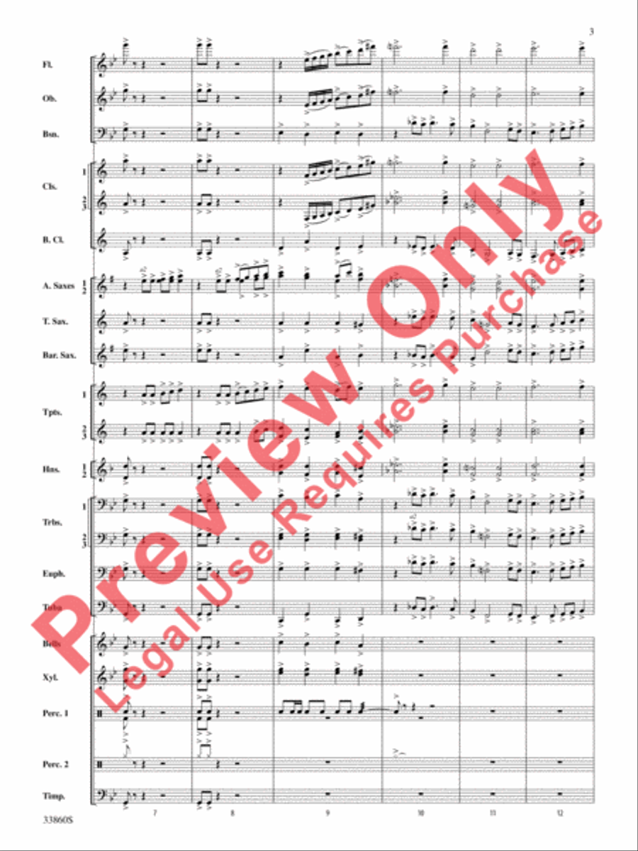 Critical Mass Concert Band scores gallery preview page 4