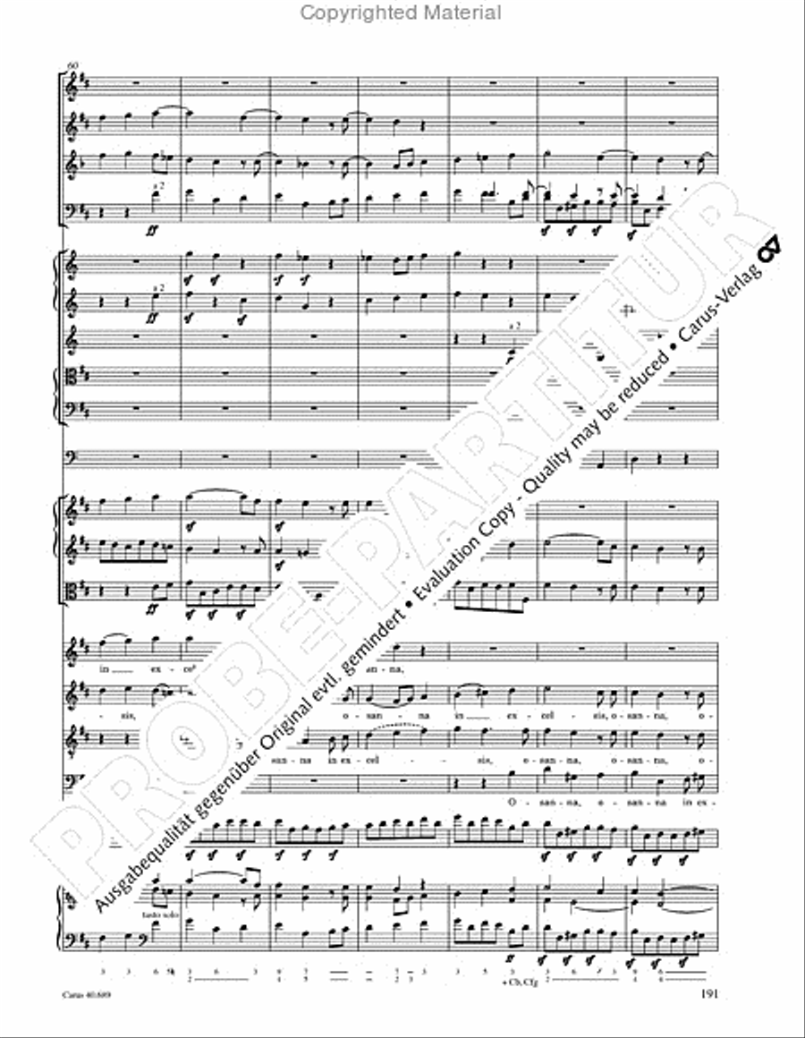 Missa solemnis Missa solemnis 4-Part scores gallery preview page 207