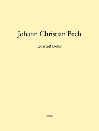 Book cover for Quartet in D major