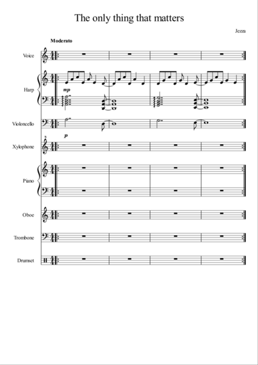 The Only Thing That Matters Large Ensemble scores gallery preview page 1